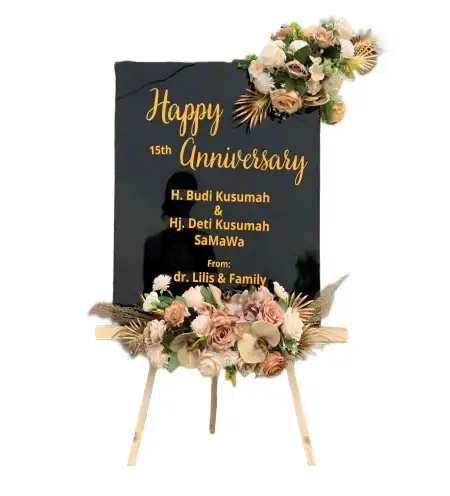 Papan Bunga Akrilik Wrati